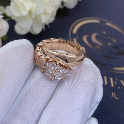 [Topon Jewelry]SERPENTI RING PINK GOLD DIAMOND