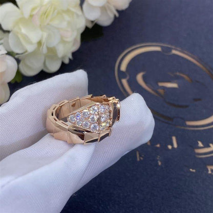 [Topon Jewelry]SERPENTI RING PINK GOLD DIAMOND