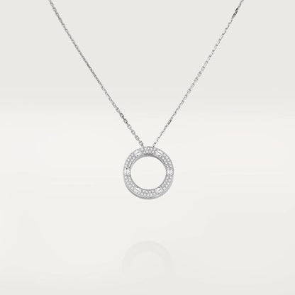 [Topon]LOVE NECKLACE ADJUSTABLE SILVER
