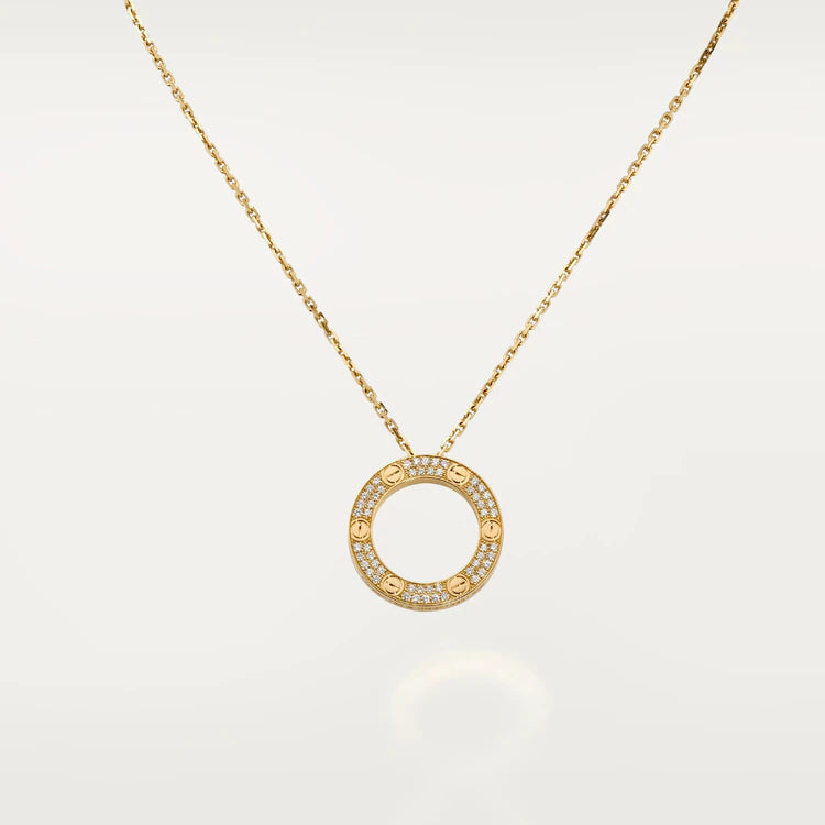 [Topon Jewelry]LOVE NECKLACE ADJUSTABLE ROSE GOLD