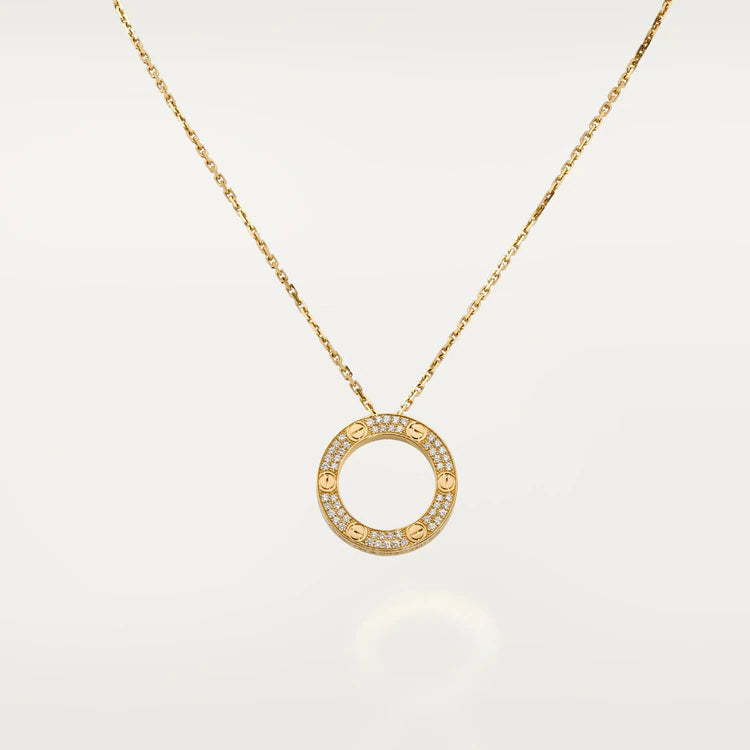 [Topon]LOVE NECKLACE ADJUSTABLE ROSE GOLD