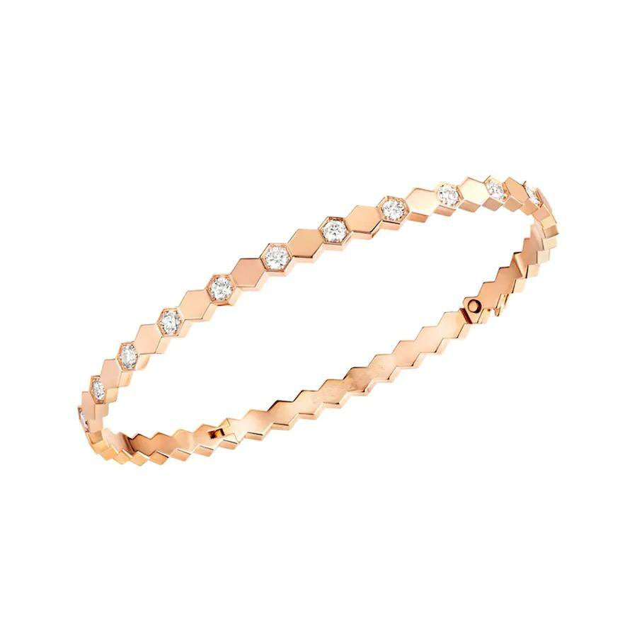 [Topon Jewelry]BEE LOVE PINK GOLD DIAMOND BRACELET