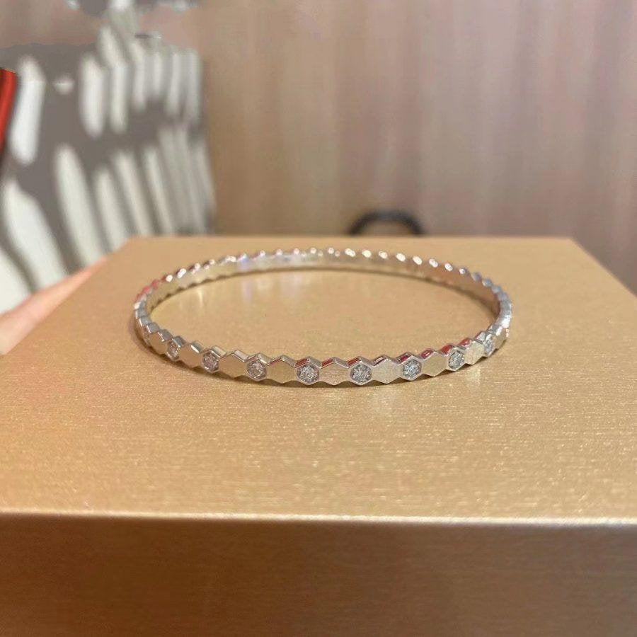 [Topon Jewelry]BEE LOVE SILVER DIAMOND BRACELET