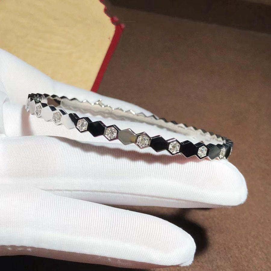 [Topon Jewelry]BEE LOVE SILVER DIAMOND BRACELET