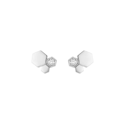 [Topon]BEE LOVE SILVER DIAMOND EARRINGS