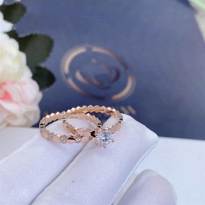 [Topon Jewelry]BEE LOVE RING PINK GOLD 1 DIAMOND