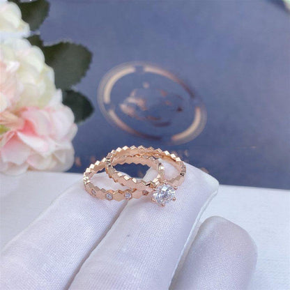 [Topon Jewelry]BEE LOVE RING PINK GOLD DIAMOND