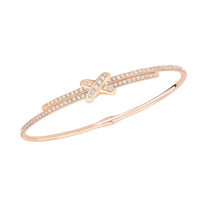 [Topon Jewelry]JEUX DE BRACELET DIAMONDS PINK GOLD