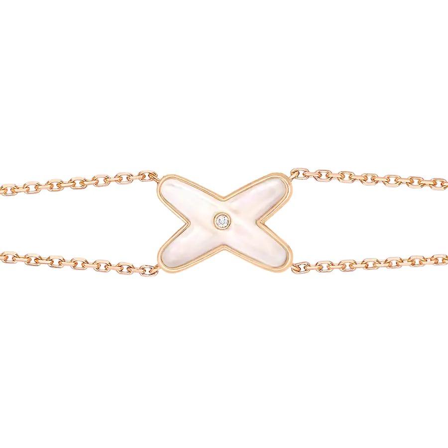 [Topon]JEUX BRACELET WHITE MOP PINK GOLD 1 DIAMOND