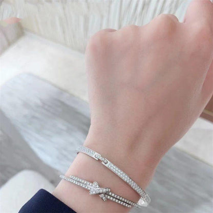 [Topon Jewelry]JEUX DE BRACELET DIAMONDS SILVER