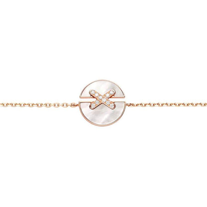 [Topon Jewelry]JEUX DE BRACELET MOP PINK GOLD DIAMONDS