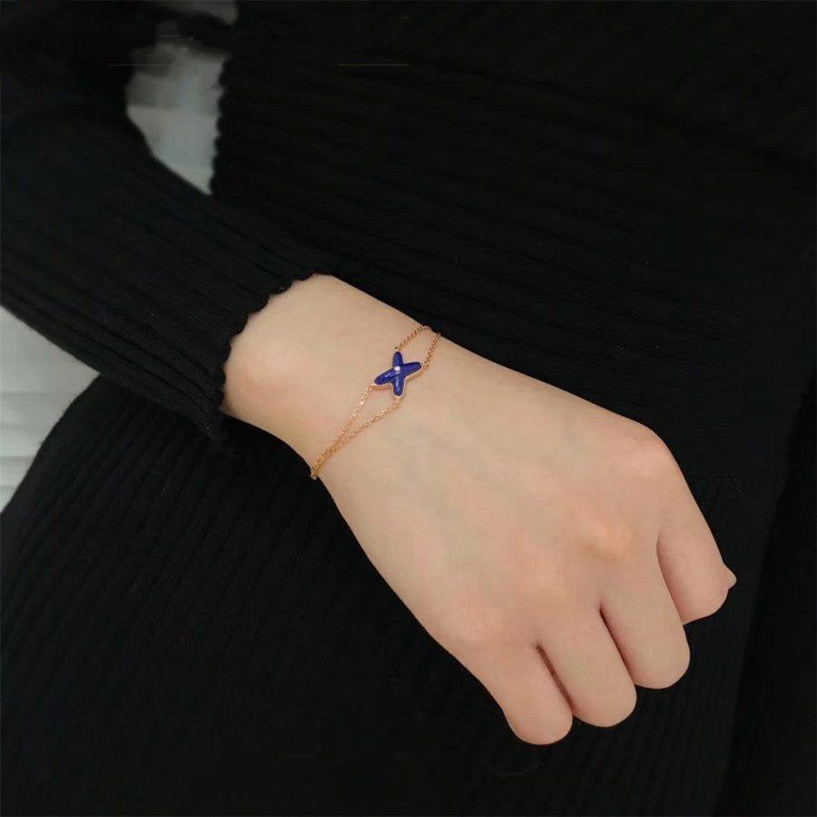 [Topon Jewelry]Hollow Design Four-Leaf Clover Flower Shape Ring