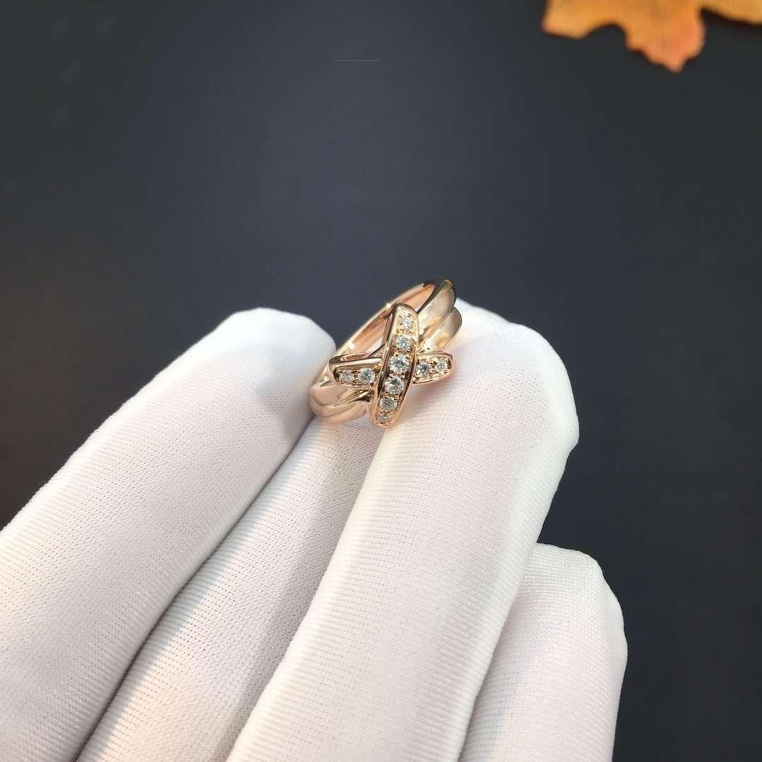 [Topon Jewelry]JEUX DE PINK GOLD DIAMOND RING