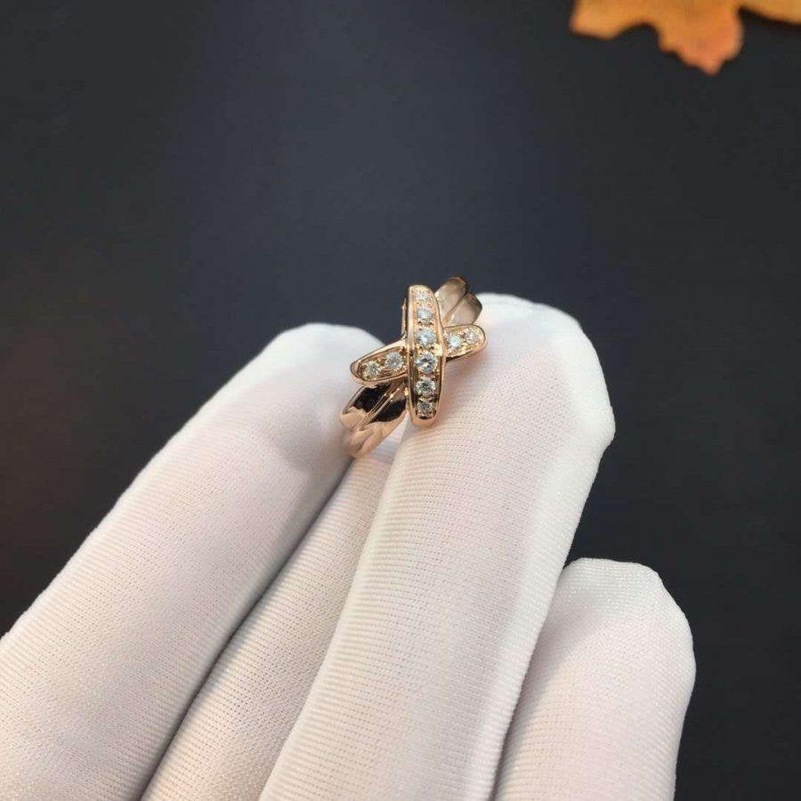 [Topon Jewelry]JEUX DE PINK GOLD DIAMOND RING