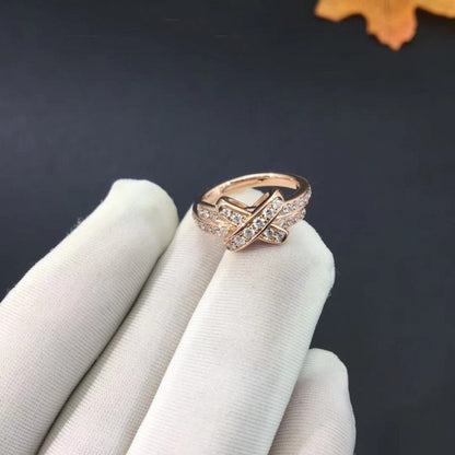 [Topon Jewelry]JEUX DE RING PINK GOLD DIAMOND