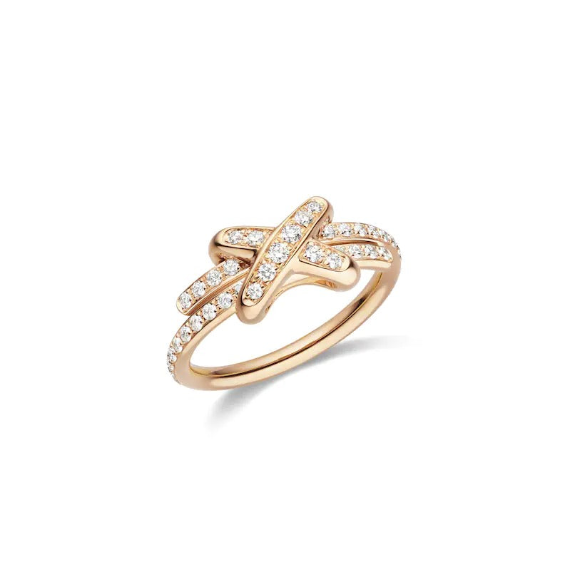 [Topon Jewelry]JEUX DE RING PINK GOLD DIAMOND