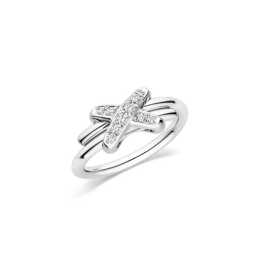 [Topon Jewelry]JEUX DE SILVER DIAMOND RING