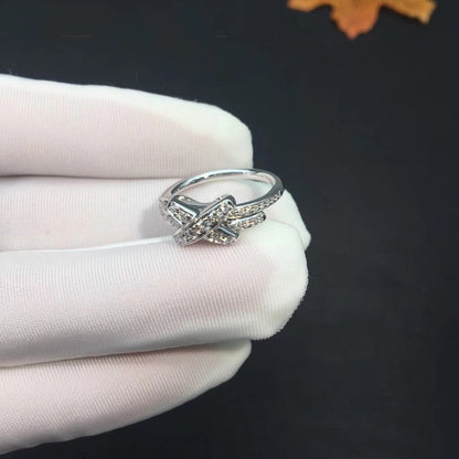 [Topon Jewelry]JEUX DE SILVER DIAMOND RING