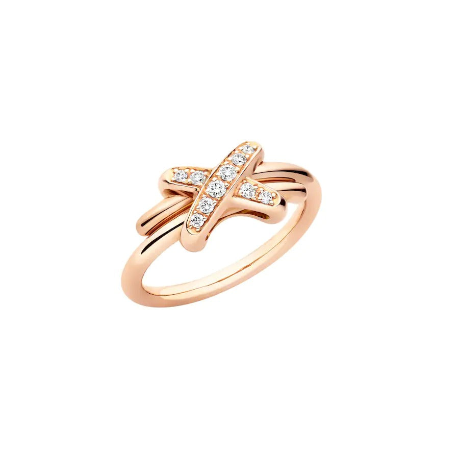 [Topon Jewelry]JEUX DE PINK GOLD DIAMOND RING