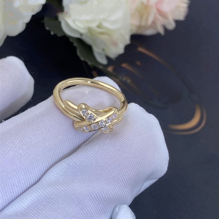 [Topon Jewelry]JEUX DE GOLD DIAMOND RING