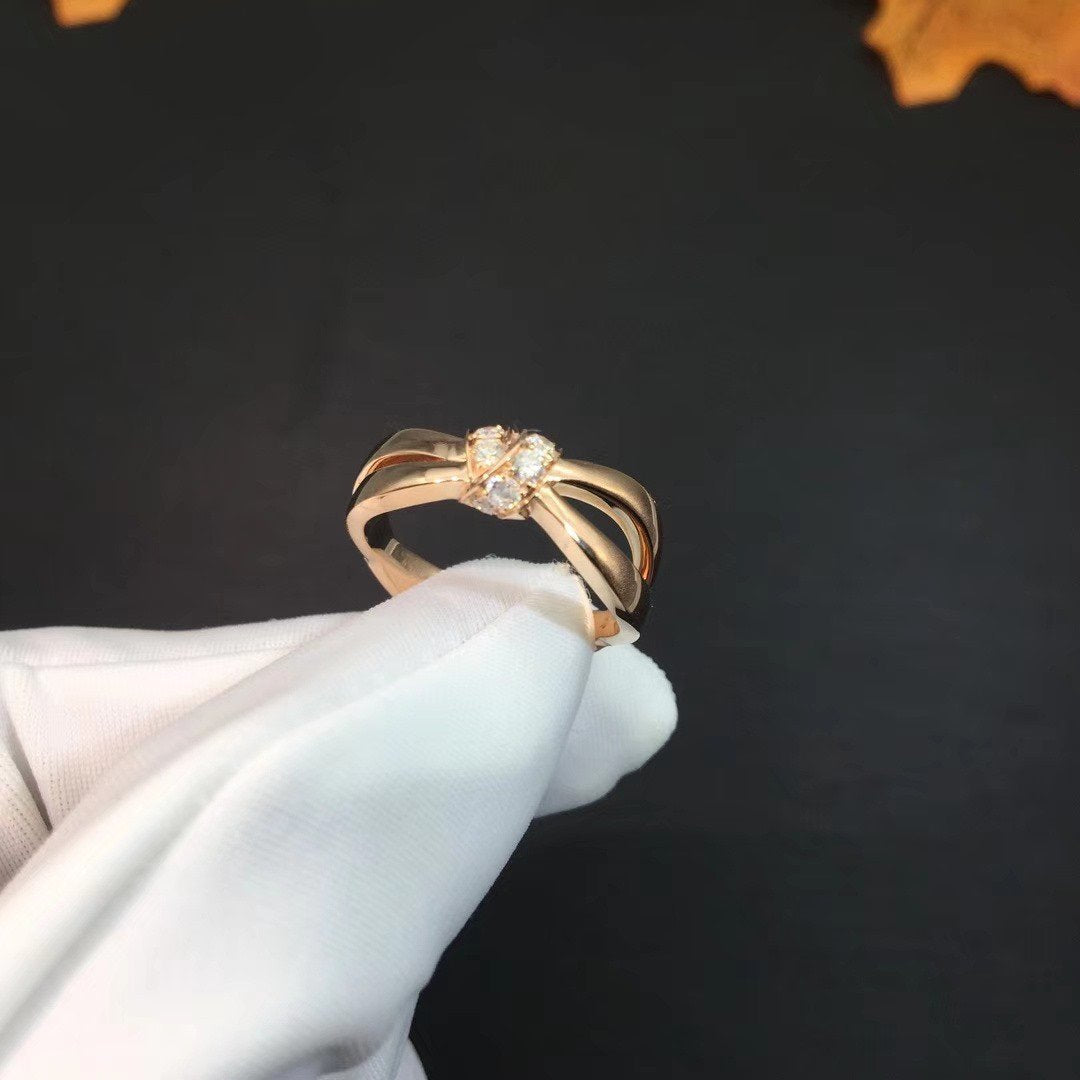 [Topon Jewelry]LIENS RING PINK GOLD DIAMOND