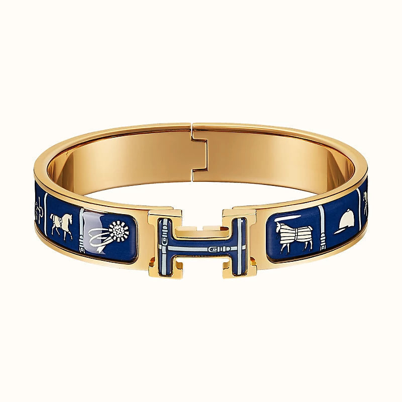 [Topon]H COUVERTURES DARK BLUE BRACELET