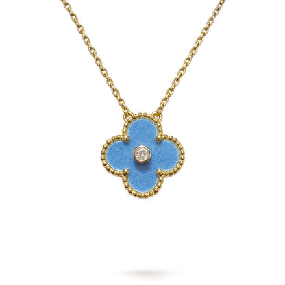 [TOPON] 2026 CLOVER 15MM CHRISTMAS LIMITED EDITION SINGLE FLOWER NECKLACE