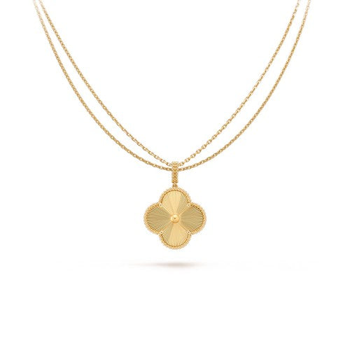 [Topon]CLOVER 25MM PEDANT NECKLACE GOLD