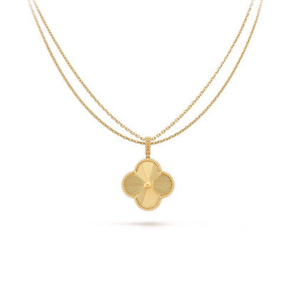 [Topon]CLOVER 25MM PEDANT NECKLACE GOLD
