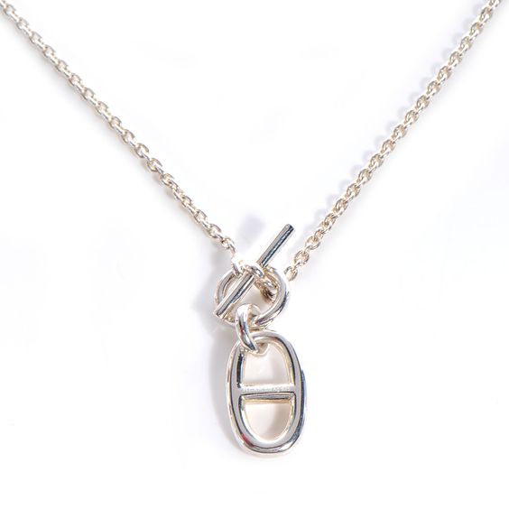 [Topon]HM CHAINE D'ANCRE PENDANT NECKLACE STERLING SILVER