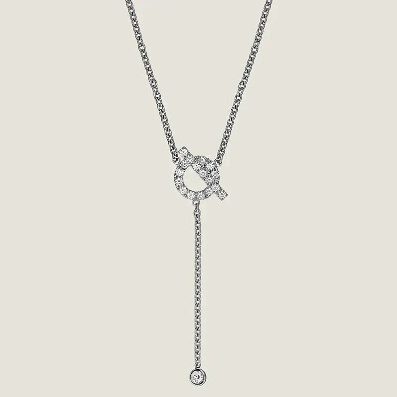 [Topon Jewelry]FINESSE SILVER DIAMOND NECKLACE