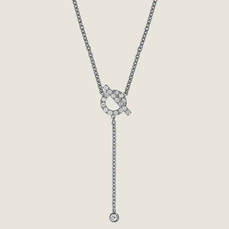 [Topon]FINESSE SILVER DIAMOND NECKLACE