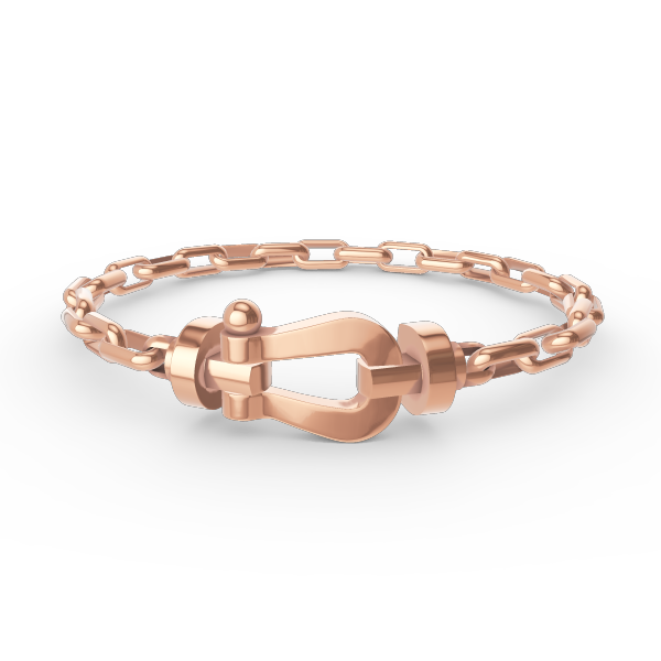 [Topon Jewelry]FORCE LARGE HORSESHOE CLASP  METAL BRACELET