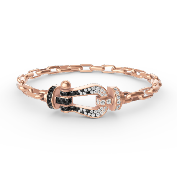 [Topon Jewelry]FORCE LARGE HORSESHOE CLASP  METAL BRACELET