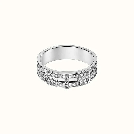 [Topon Jewelry]KELLY SILVER DIAMOND RING