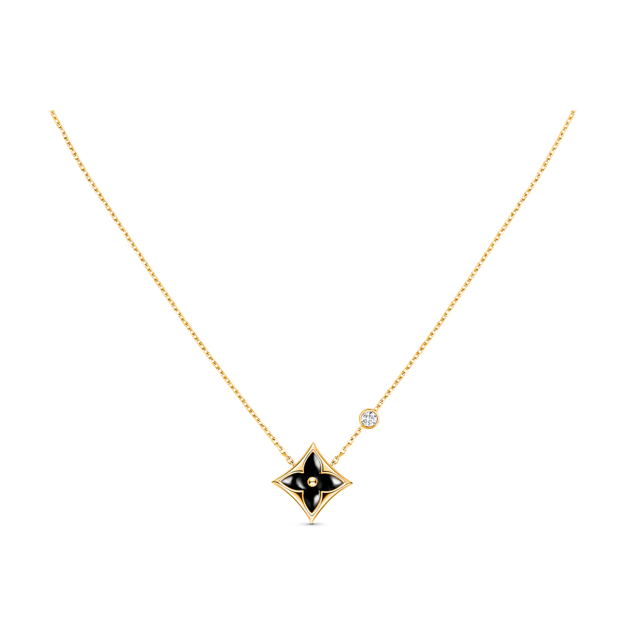[Topon]STAR BLACK MOP NECKLACE