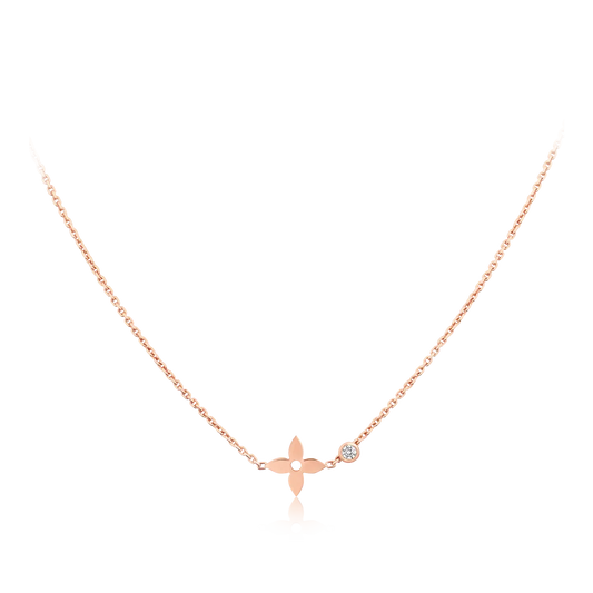 [Topon Jewelry]BLOSSOM PENDANT PINK GOLD AND DIAMOND