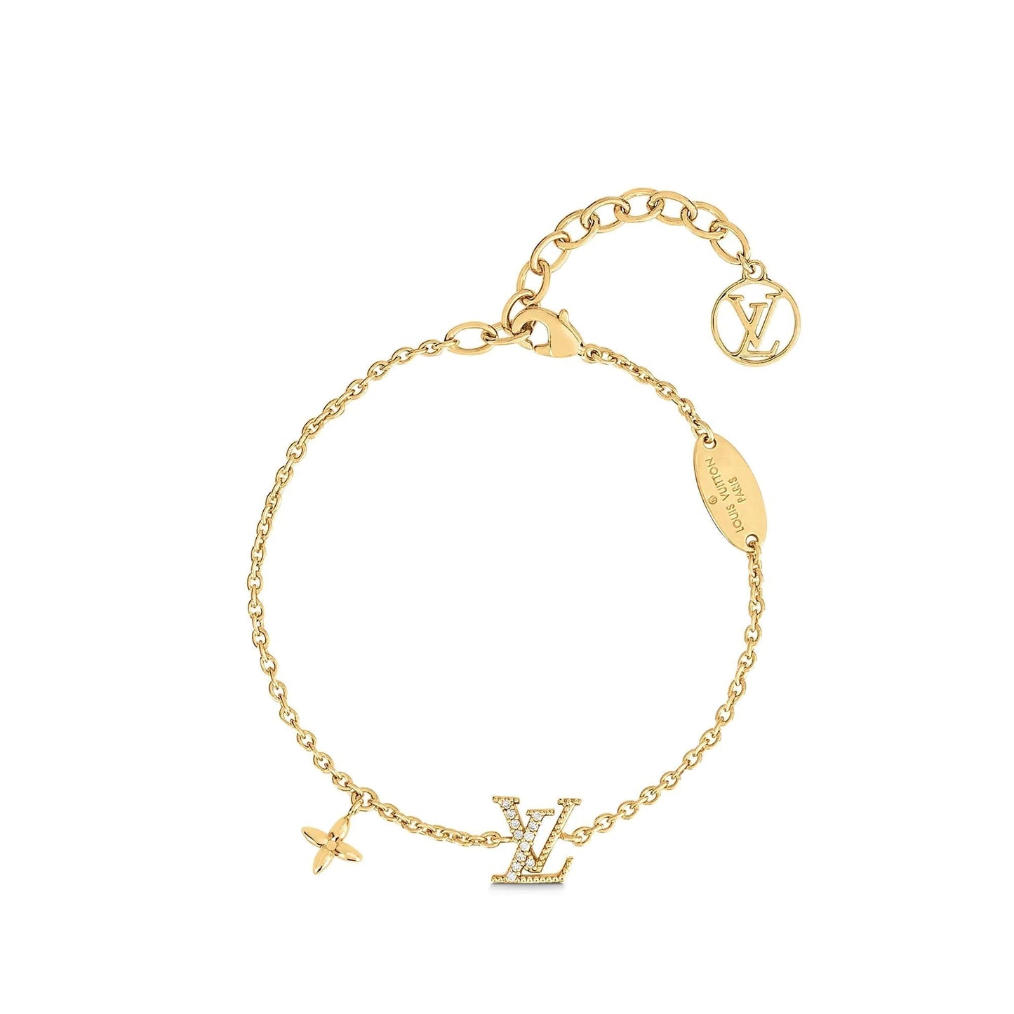 [Topon Jewelry]LOGO STAR MOTIF GOLD BRACELET