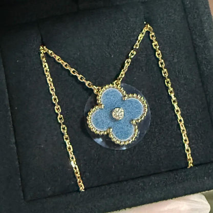 [TOPON] 2026 CLOVER 15MM CHRISTMAS LIMITED EDITION SINGLE FLOWER NECKLACE