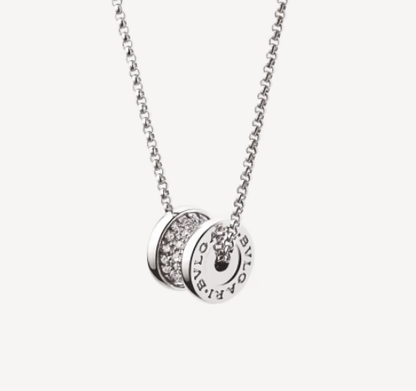 [Topon Jewelry]ZERO 1 SILVER DIAMOND NECKLACE