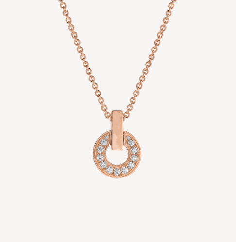 [Topon Jewelry]GARI NECKLACE PINK GOLD DIAMOND