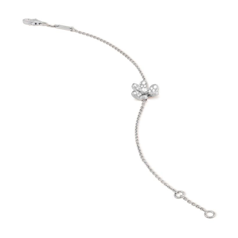 [Topon Jewelry]FRIVOLE SILVER FLOWER DIAMOND BRACELET