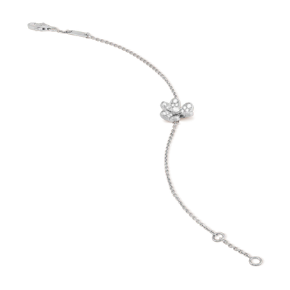 [Topon Jewelry]FRIVOLE SILVER FLOWER DIAMOND BRACELET