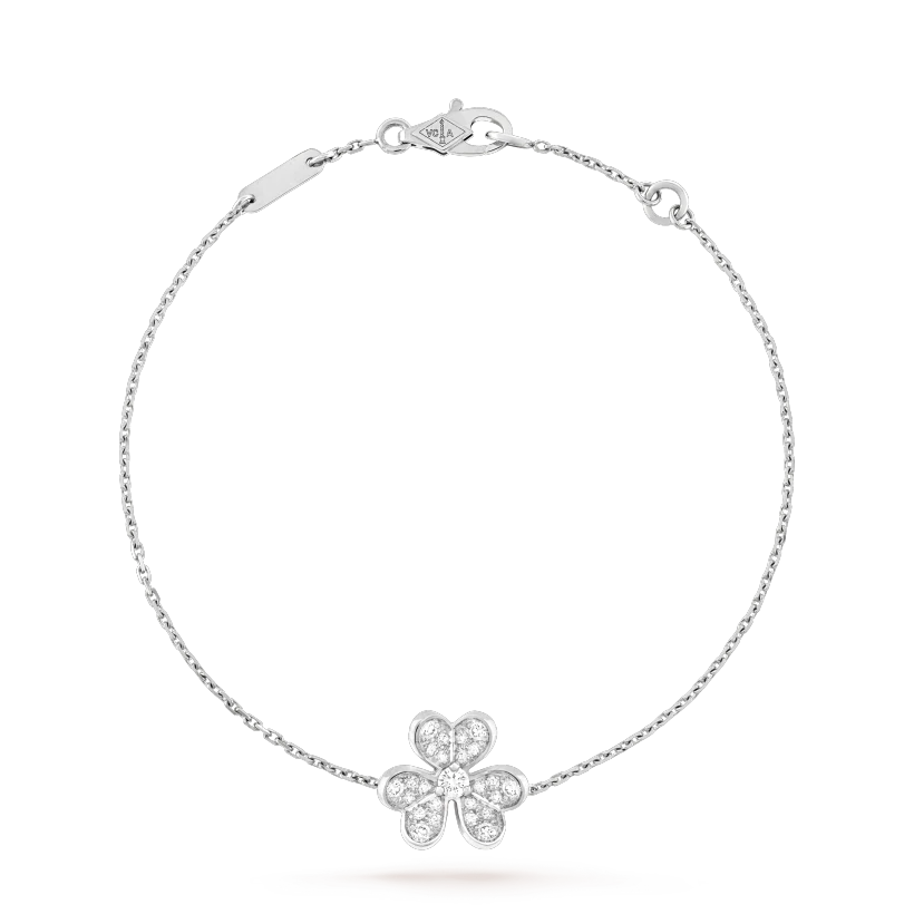 [Topon Jewelry]FRIVOLE SILVER FLOWER DIAMOND BRACELET