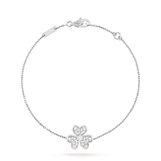 [Topon Jewelry]FRIVOLE SILVER FLOWER DIAMOND BRACELET