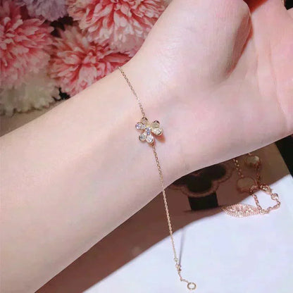 [Topon Jewelry]FRIVOLE GOLD FLOWER DIAMOND BRACELET