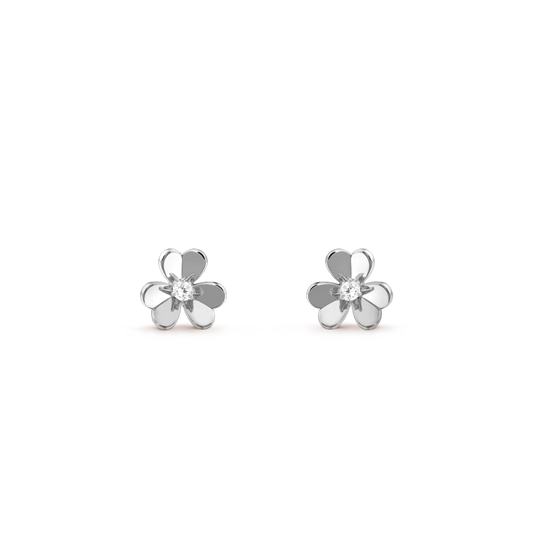 [Topon]FRIVOLE MINI SILVER FLOWER EARRINGS