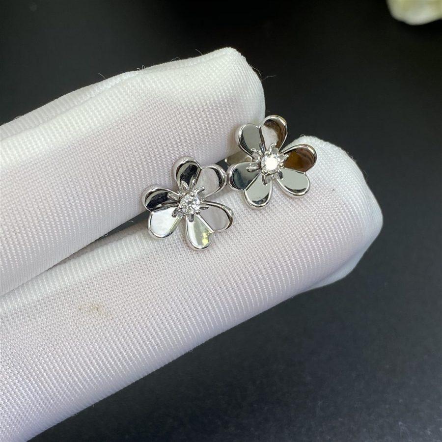 [Topon Jewelry]FRIVOLE MINI SILVER FLOWER EARRINGS