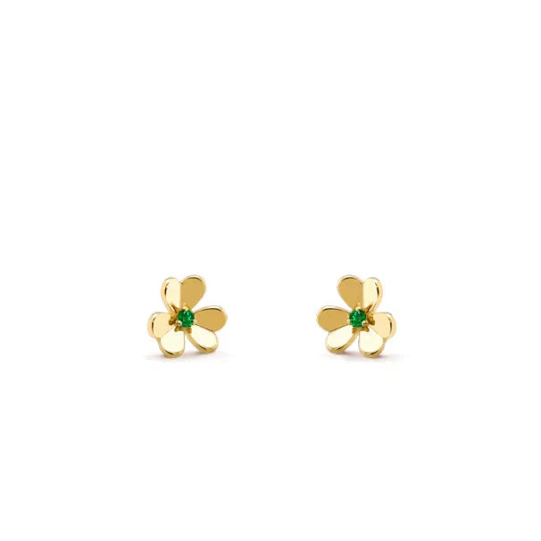 [Topon]FRIVOLE  FLOWER MALACHITE EARRINGS