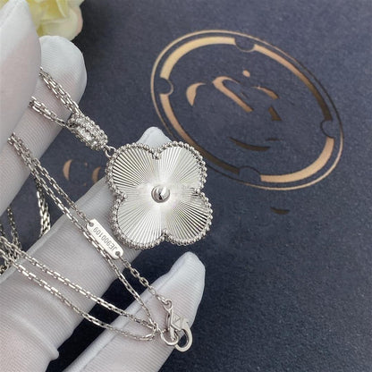 [Topon Jewelry]CLOVER 25MM SILVER BIG CLOVER NECKLACE